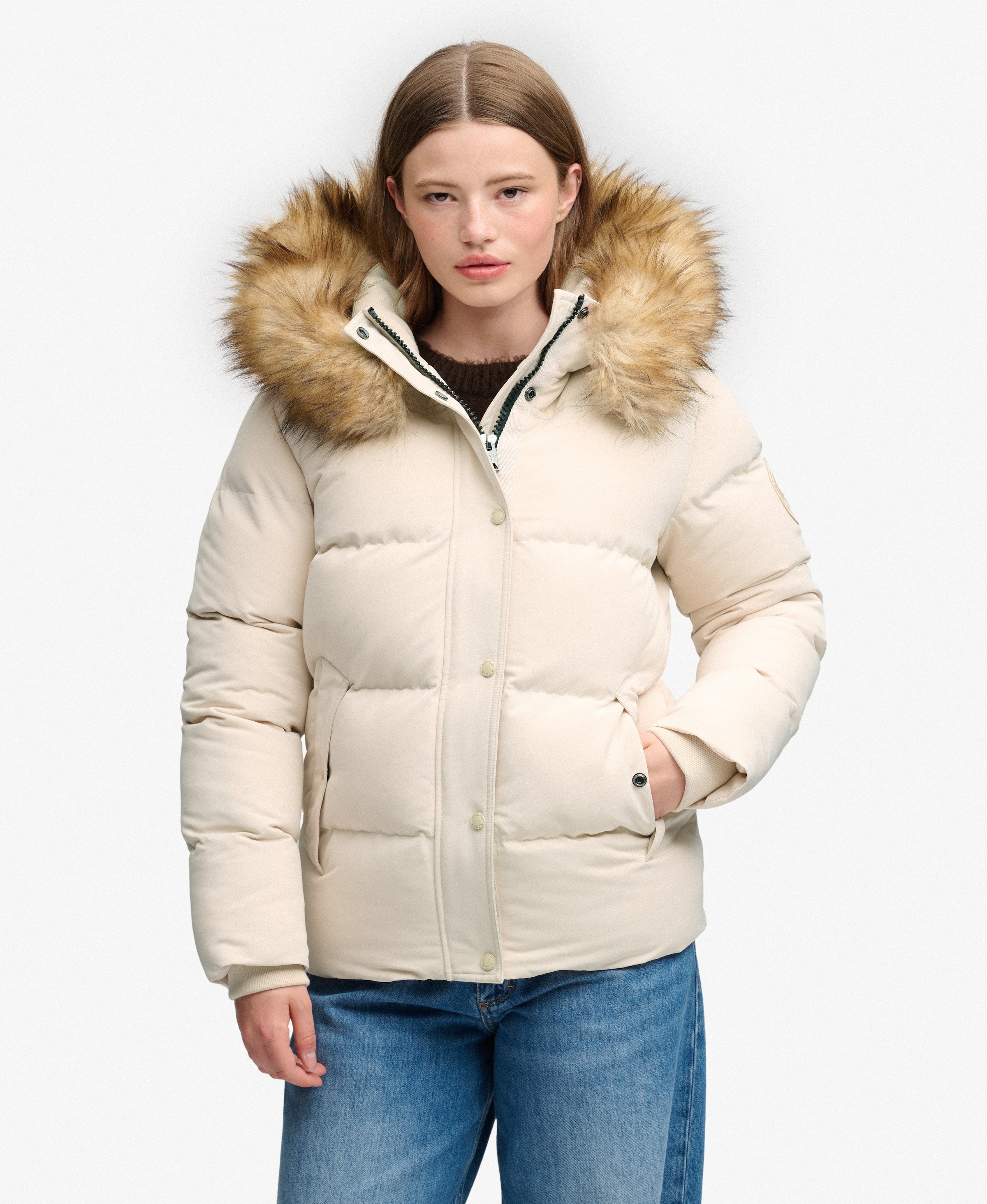 Superdry & Co Vinterjakke 'Everest' i hvid