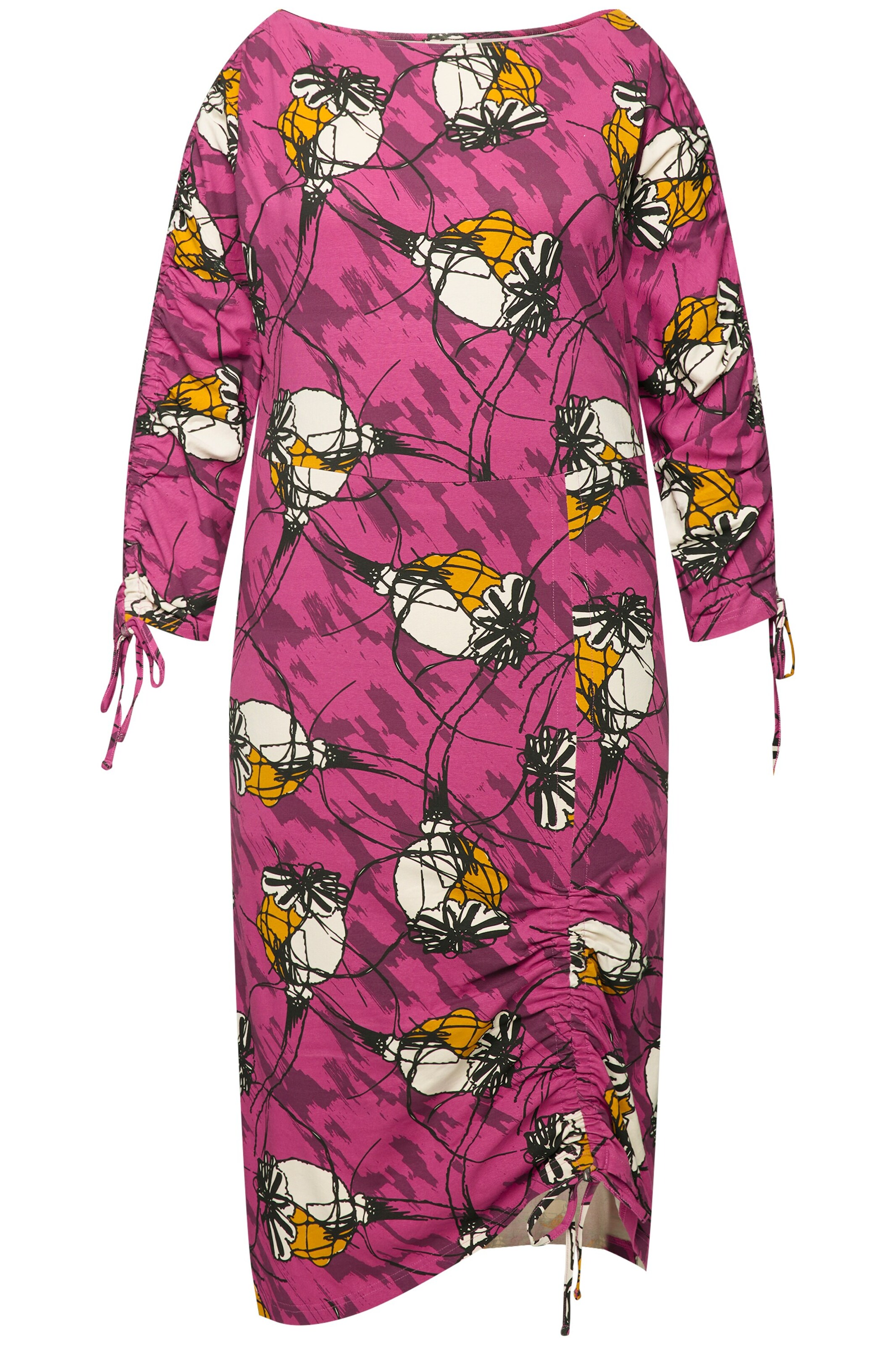 Ulla Popken Jurk in Roze: voorkant