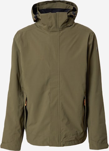 KILLTEC Outdoor jacket 'XENIOS' in Green: front
