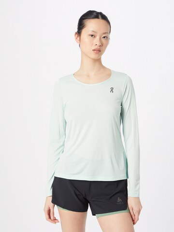 On Performance shirt in Green: front