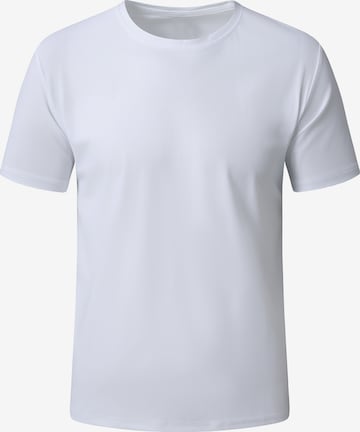 YOUTHUP Performance Shirt 'Hautluft' in White: front