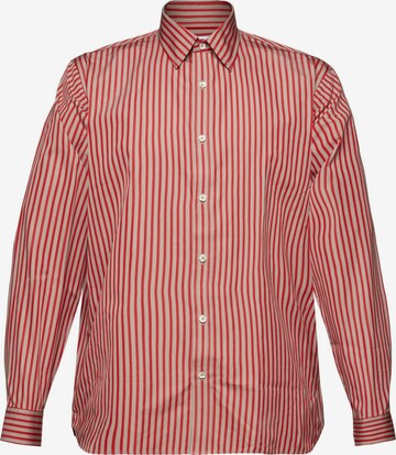 ESPRIT Regular fit Overhemd in Rood: voorkant