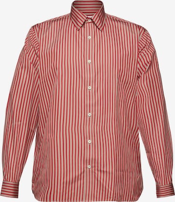 Coupe regular Chemise ESPRIT en rouge : devant