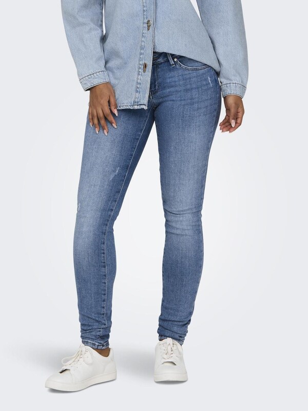 ONLY Slim fit Jeans 'CORAL' in Blue Denim