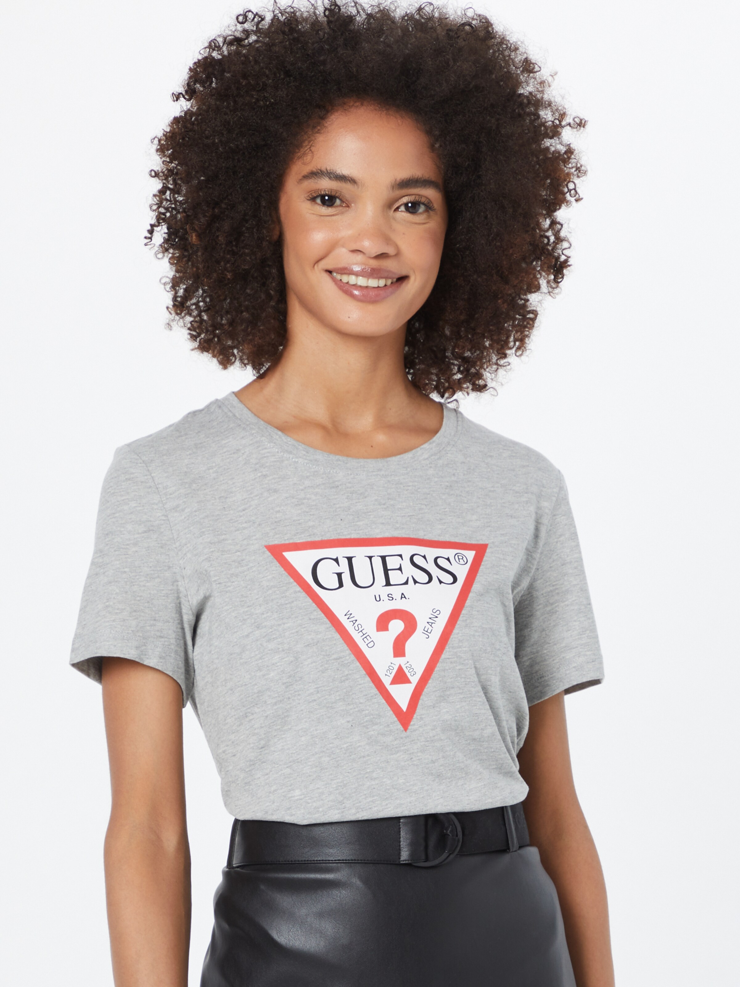 Frauen Shirts & Tops GUESS T-Shirt in Graumeliert - ZY69663