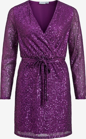 Robe de cocktail VILA en violet : devant