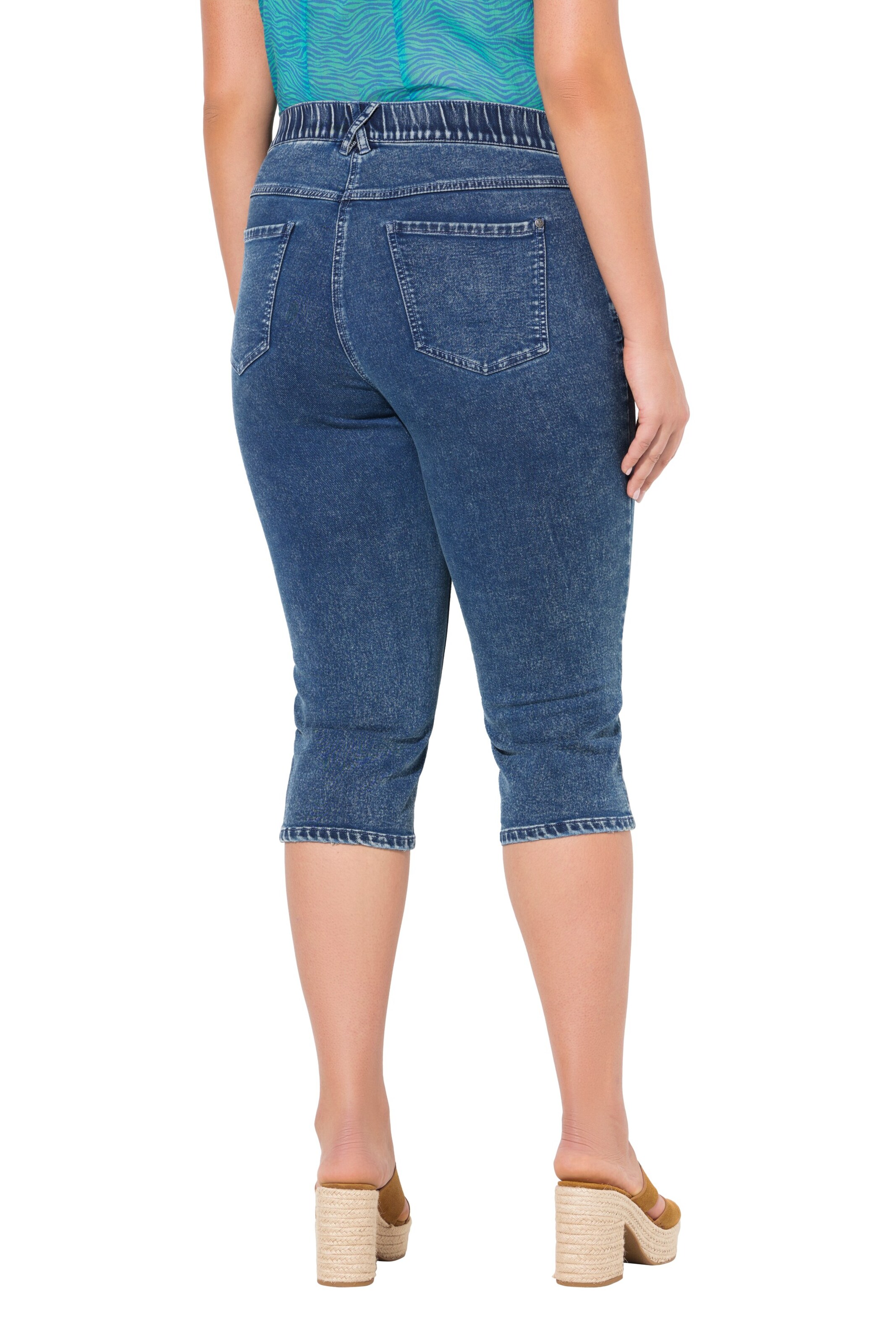 Ulla Popken Slimfit Jeans in Blauw