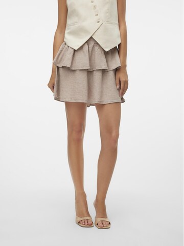 VERO MODA Rok 'LUNA' in Beige: voorkant