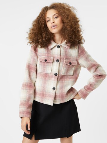 Veste mi-saison 'Lou' ONLY en rose : devant