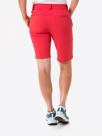 VAUDE Regular Outdoor Pants 'Farley' in Red