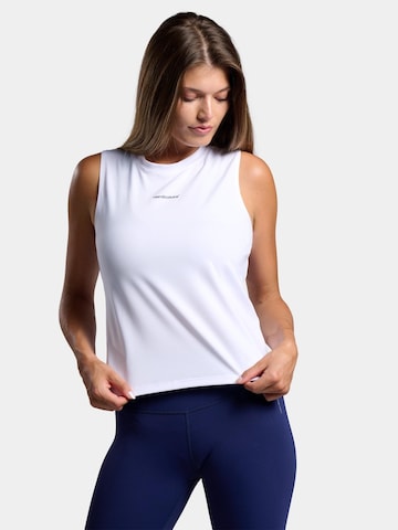 nordicdots Sporttop in Wit: voorkant