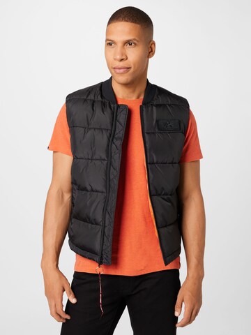 Gilet ALPHA INDUSTRIES en noir : devant