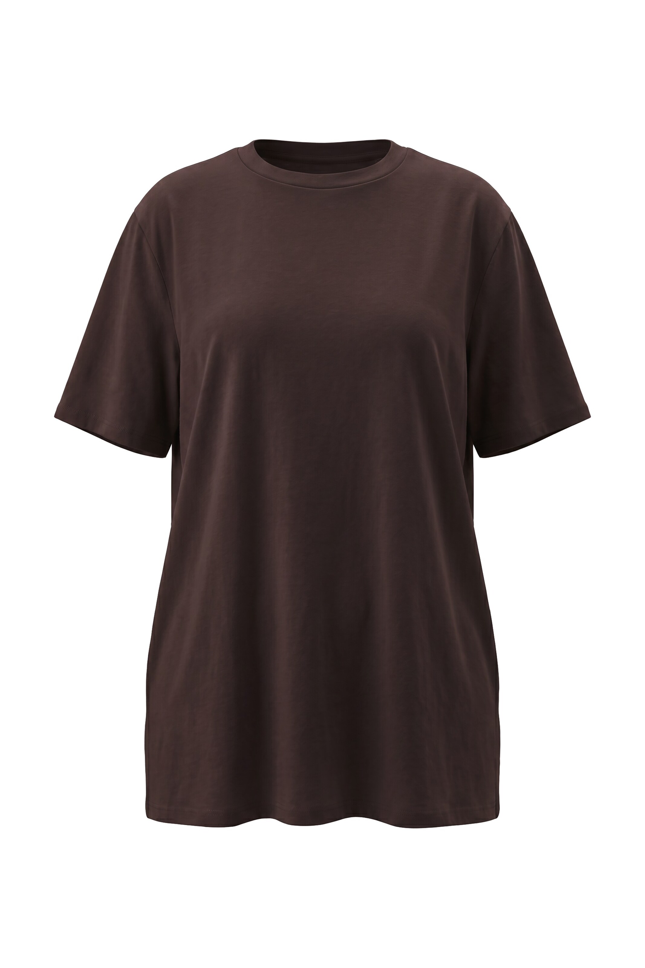 Ulla Popken Shirt in Braun: Vorderseite