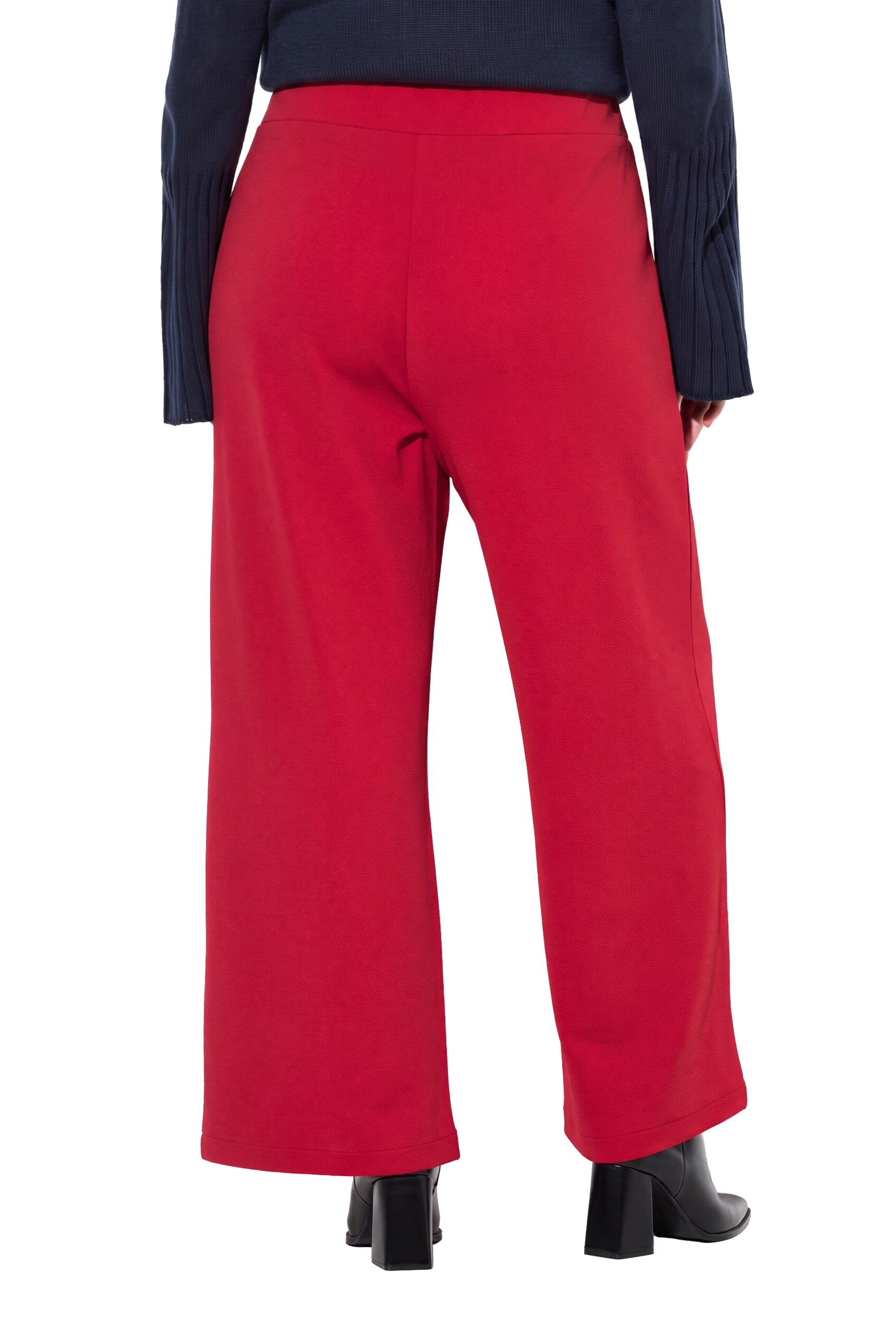 MIAMODA Loose fit Trousers in Red