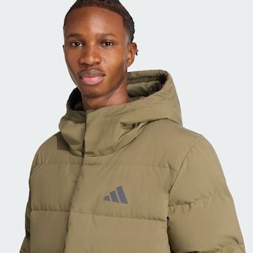 ADIDAS SPORTSWEAR Sportjacke 'Helionic' in Grün