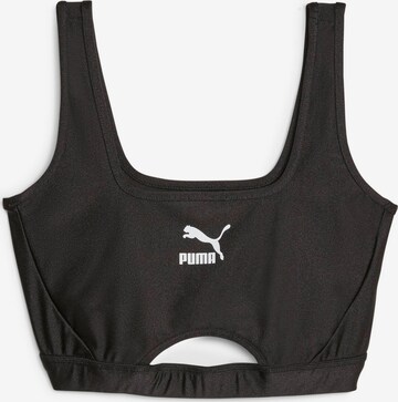 Top 'Dare To' di PUMA in nero: frontale