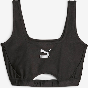 PUMA Top 'Dare To' in Black: front