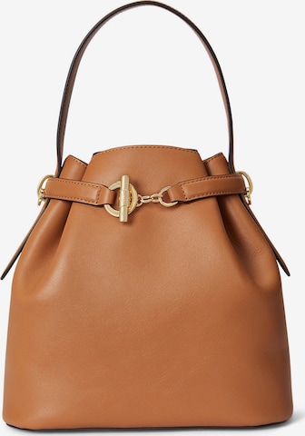 Borsa a mano di Lauren Ralph Lauren in beige: frontale