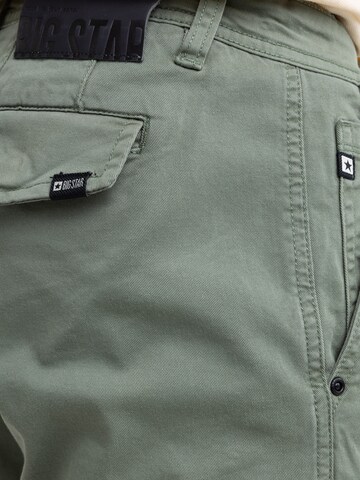 BIG STAR Regular Cargo trousers 'Morrise' in Green