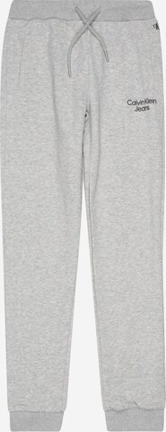 Calvin Klein Jeans Pants 'Stack' in Grey: front