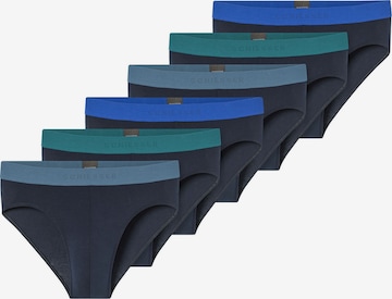 Slip ' 95/5 ' SCHIESSER en bleu : devant