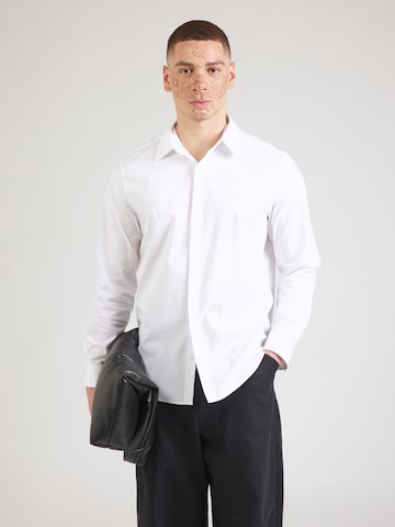 Calvin Klein Regular Fit Skjorte i hvid: forside