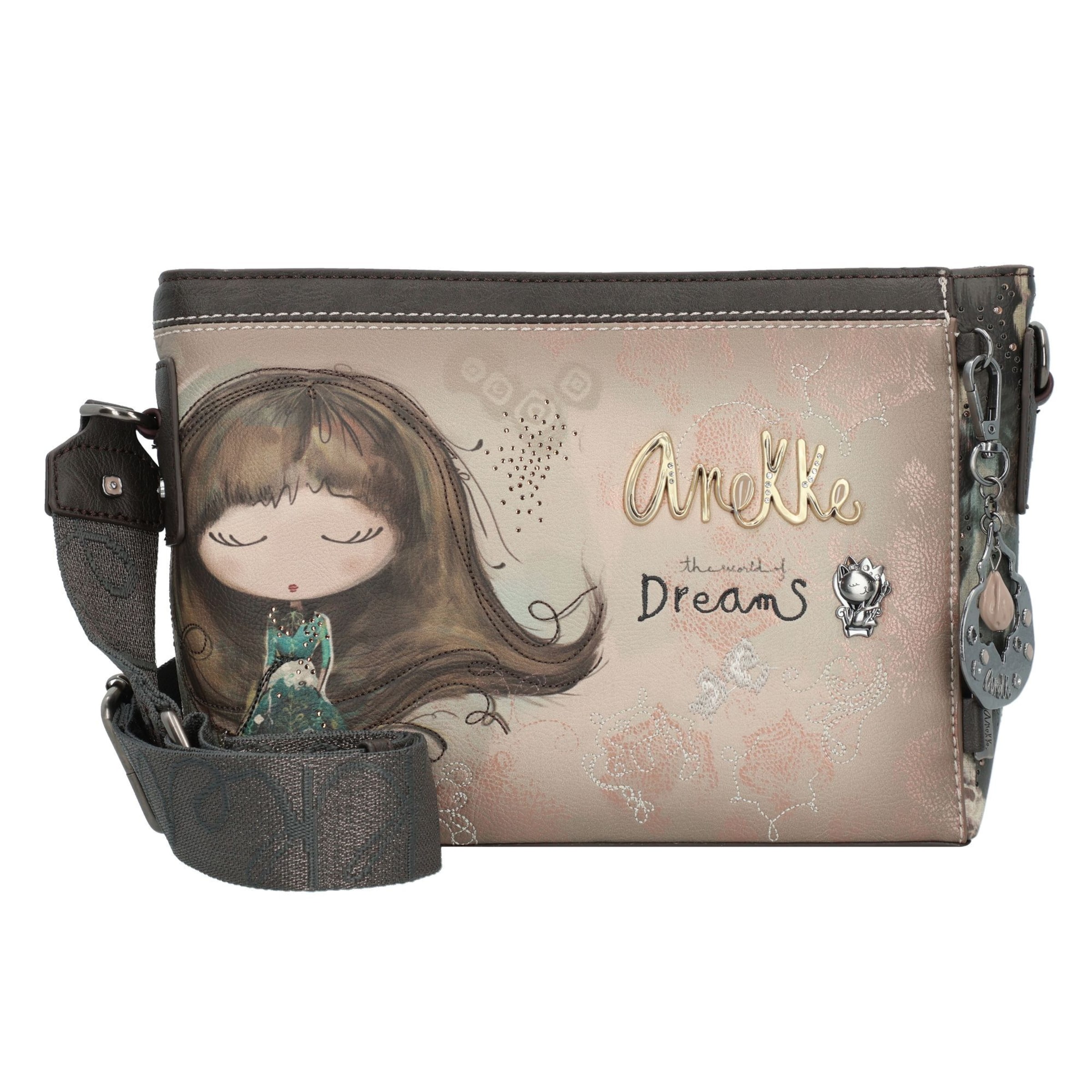 Anekke Umhängetasche 'Real' in Braun: Vorderseite