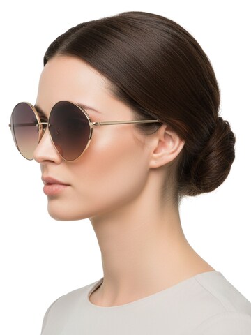 Victoria Beckham - Gafas de sol en oro