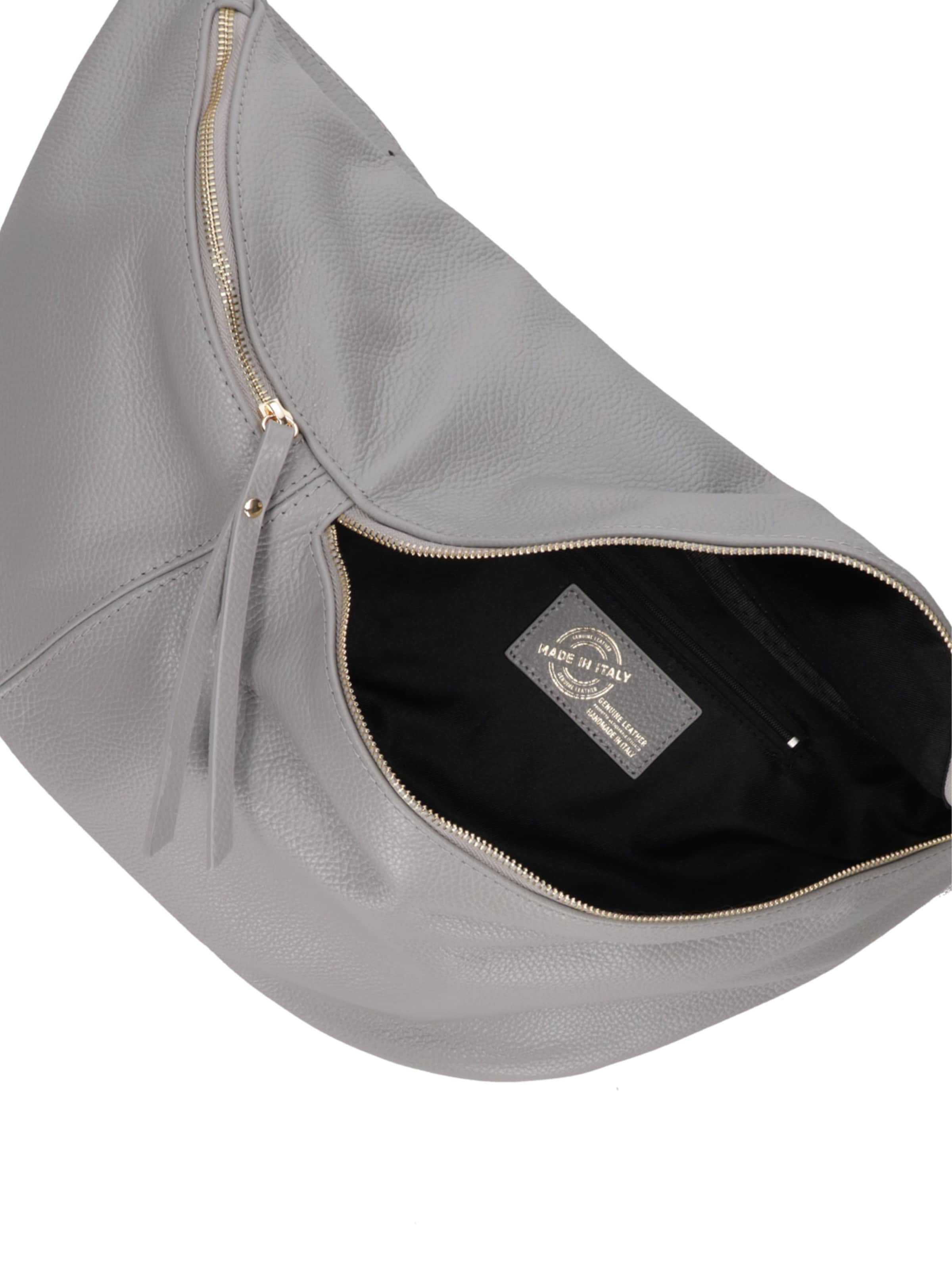 Marsupio 'Marsupio donna pelle dollaro Gave Lux - con zip e tracolla regolabile' di Chiara Ferretti in grigio