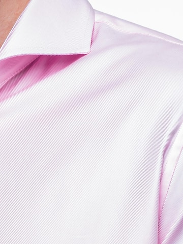 Coupe slim Chemise business 'Twill' Vercate en rose