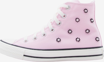rožinė CONVERSE Sportbačiai su auliuku 'CTAS': priekis