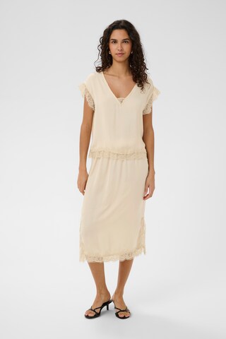 SAINT TROPEZ Bluse 'PigaoSZ' in Beige