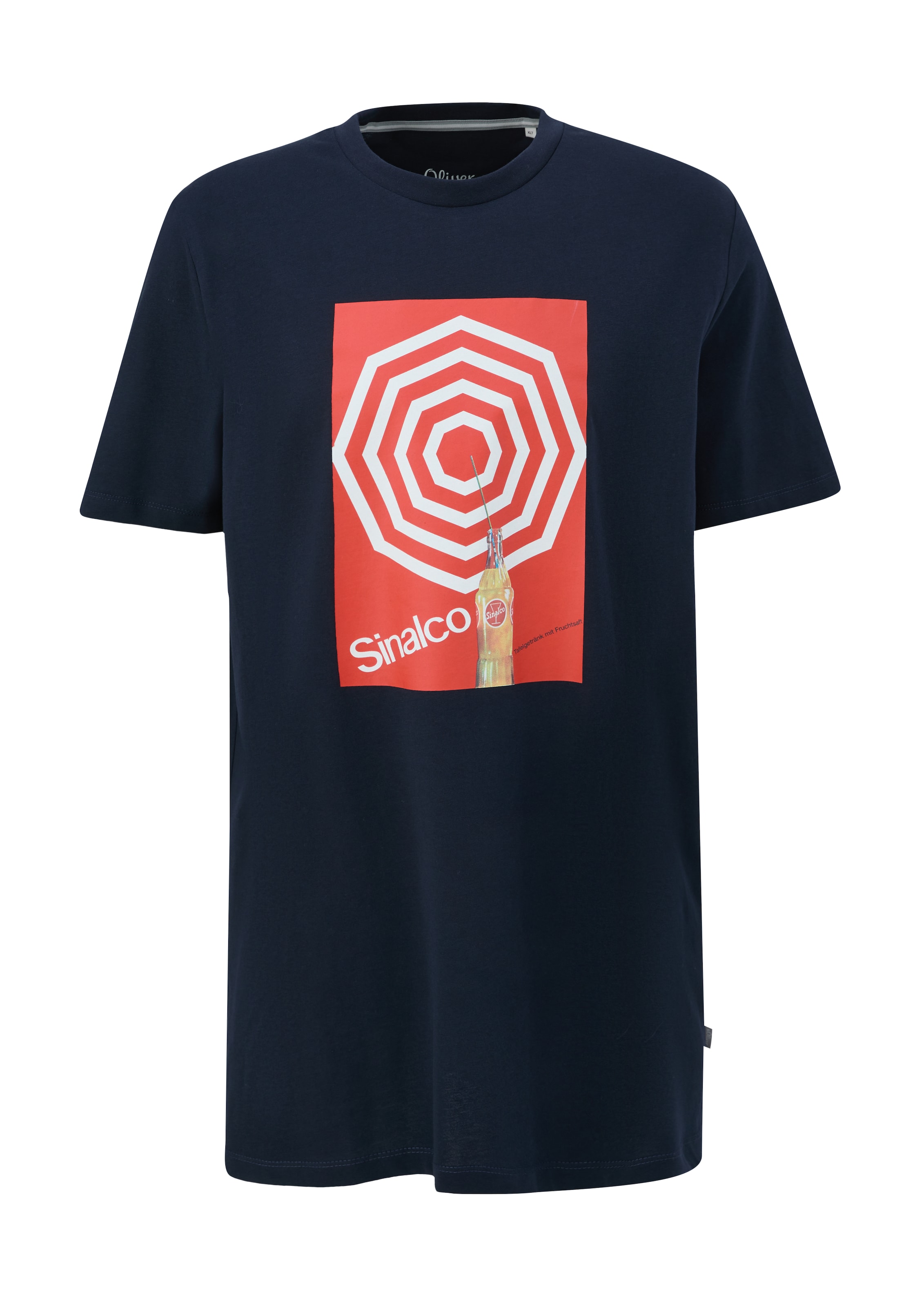 s.Oliver Men Tall Sizes Shirt in Blue: front