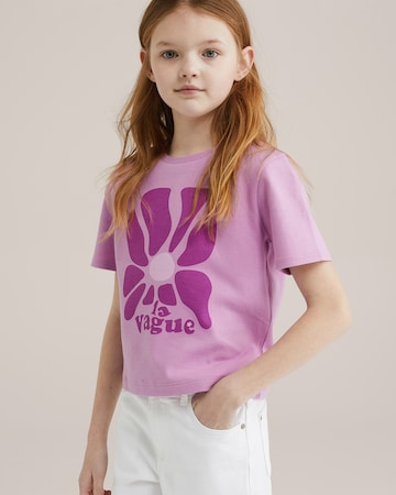WE Fashion Koszulka w kolorze różowy: przód