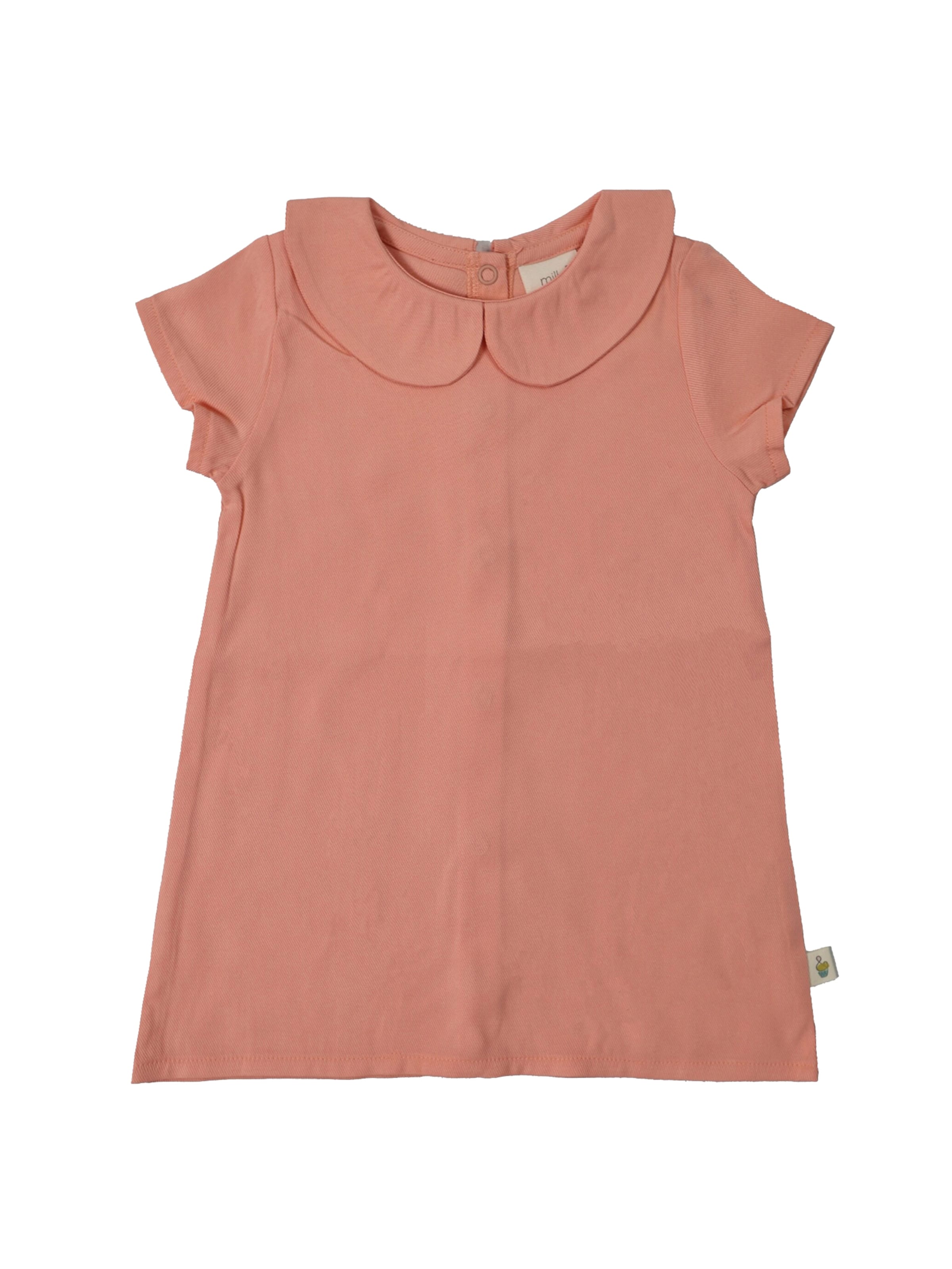 Milk & Muffin Рокля в розово: отпред