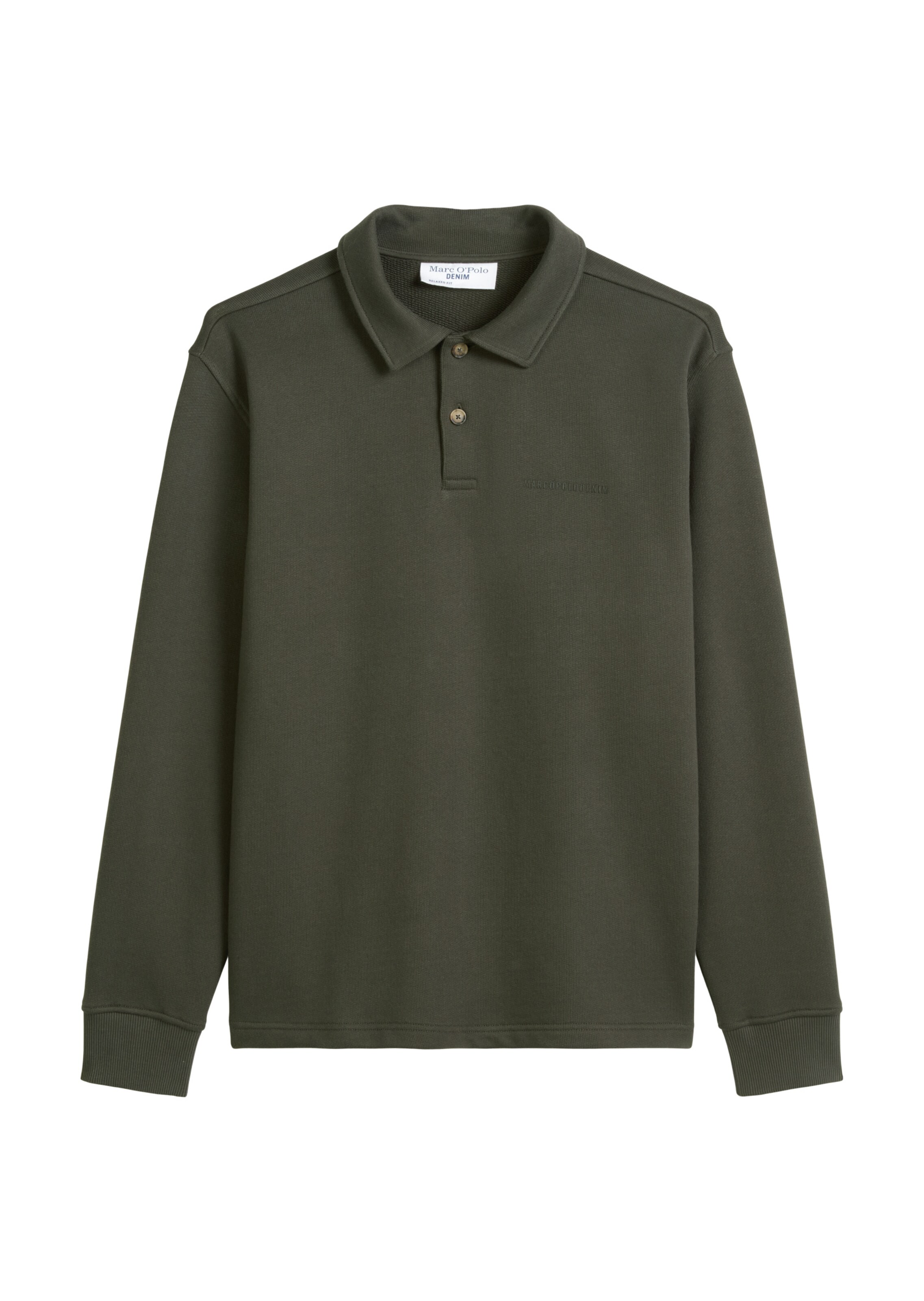 Marc O'Polo DENIM Sweatshirt in Zwart: voorkant