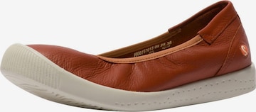Softinos Ballerina in Brown: front
