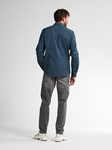 Petrol Industries Regular fit Overhemd in Blauw