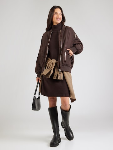 Robes en maille MORE & MORE en marron
