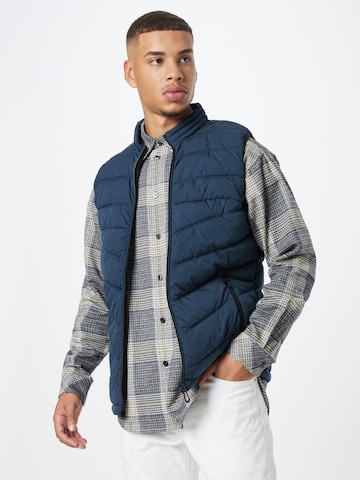 No Excess Bodywarmer in Blauw: voorkant