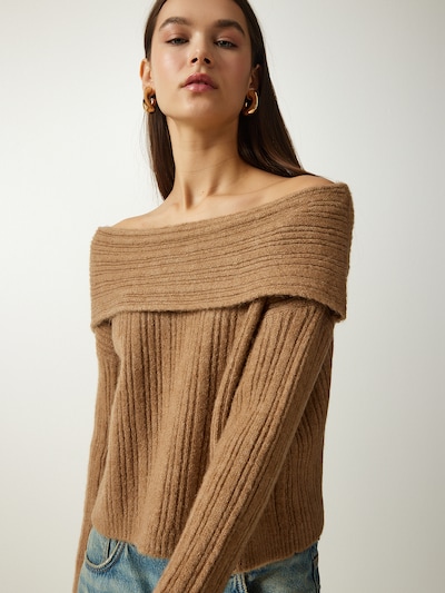 Happiness İstanbul Pulover u boja devine dlake (camel), Pregled proizvoda