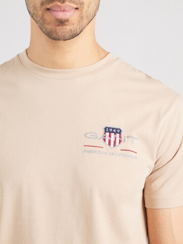 GANT T-Shirt in Beige
