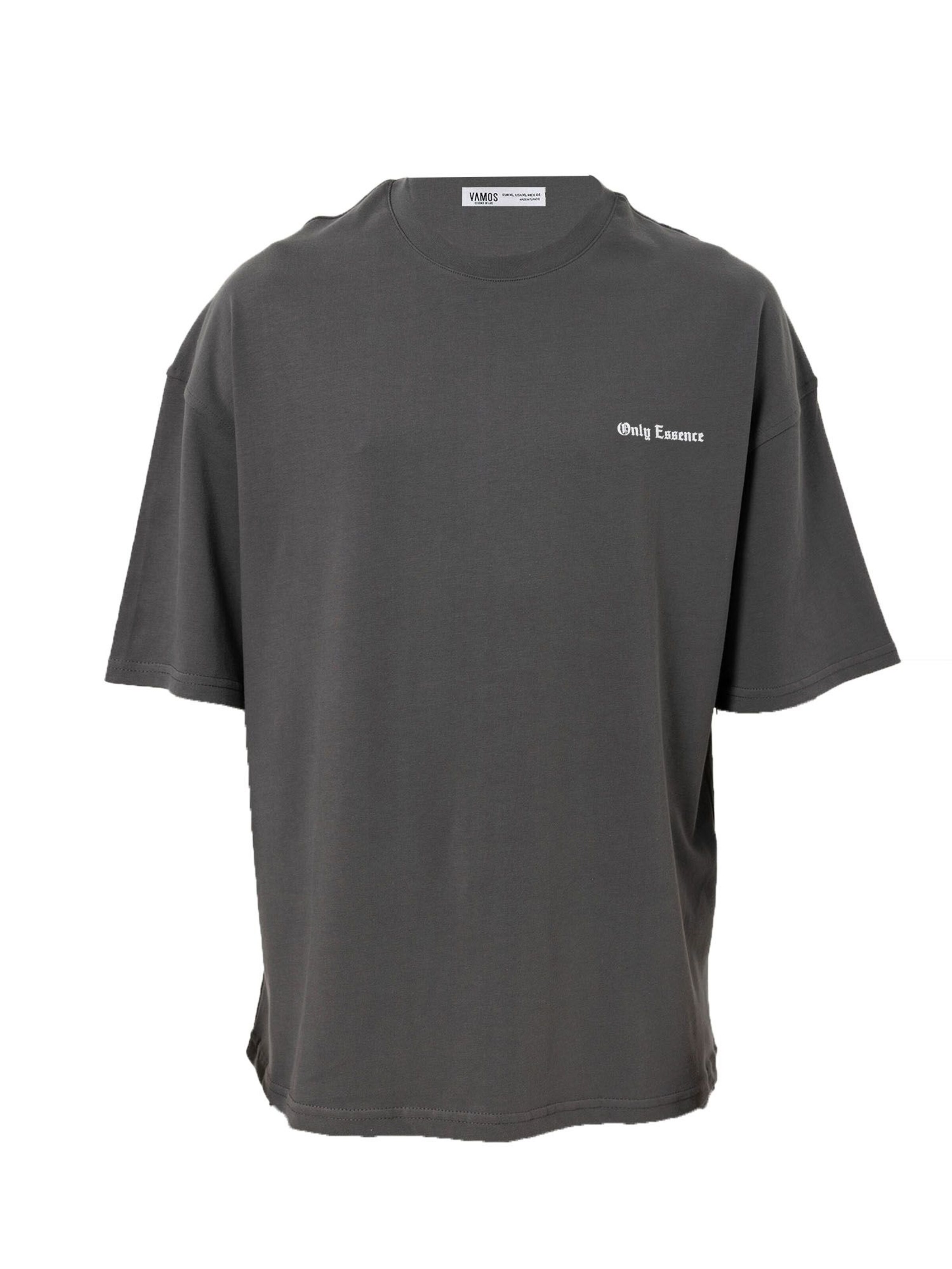 VAMOS CLO Tričko - Sivá: predná strana