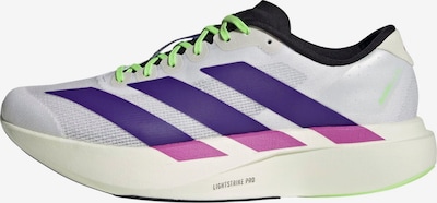 Bėgimo batai 'Adizero Evo SL' iš ADIDAS PERFORMANCE, spalva – tamsiai mėlyna / obuolių spalva / purpurinė / balta, Prekių apžvalga