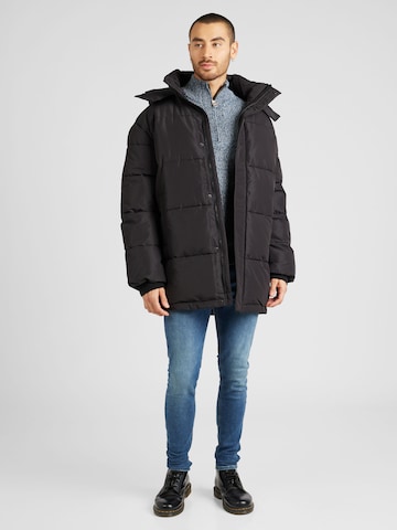 TOPMAN Winterjas in Zwart