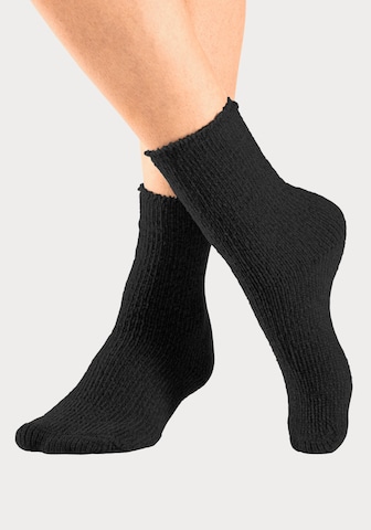 LAVANA Socken in Schwarz: Vorderseite