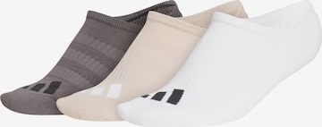 ADIDAS PERFORMANCE Athletic Socks in Beige: front
