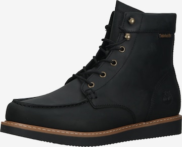 TIMBERLAND Lace-Up Boots 'Newmarket' in Black: front