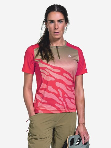 Schöffel - Camiseta funcional 'Proud' en rojo: frente