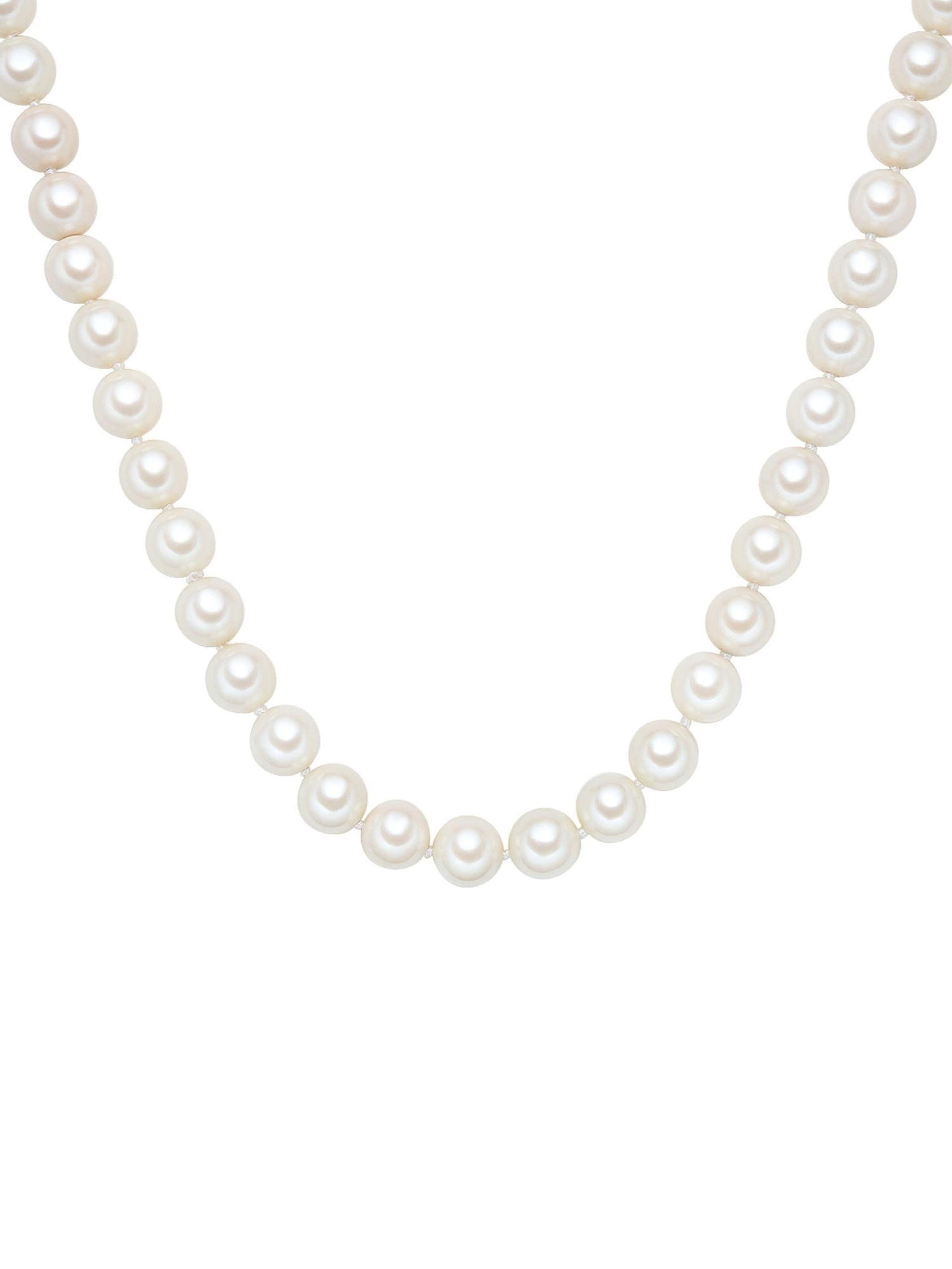 Lulu & Jane Kette in Weiß: Vorderseite